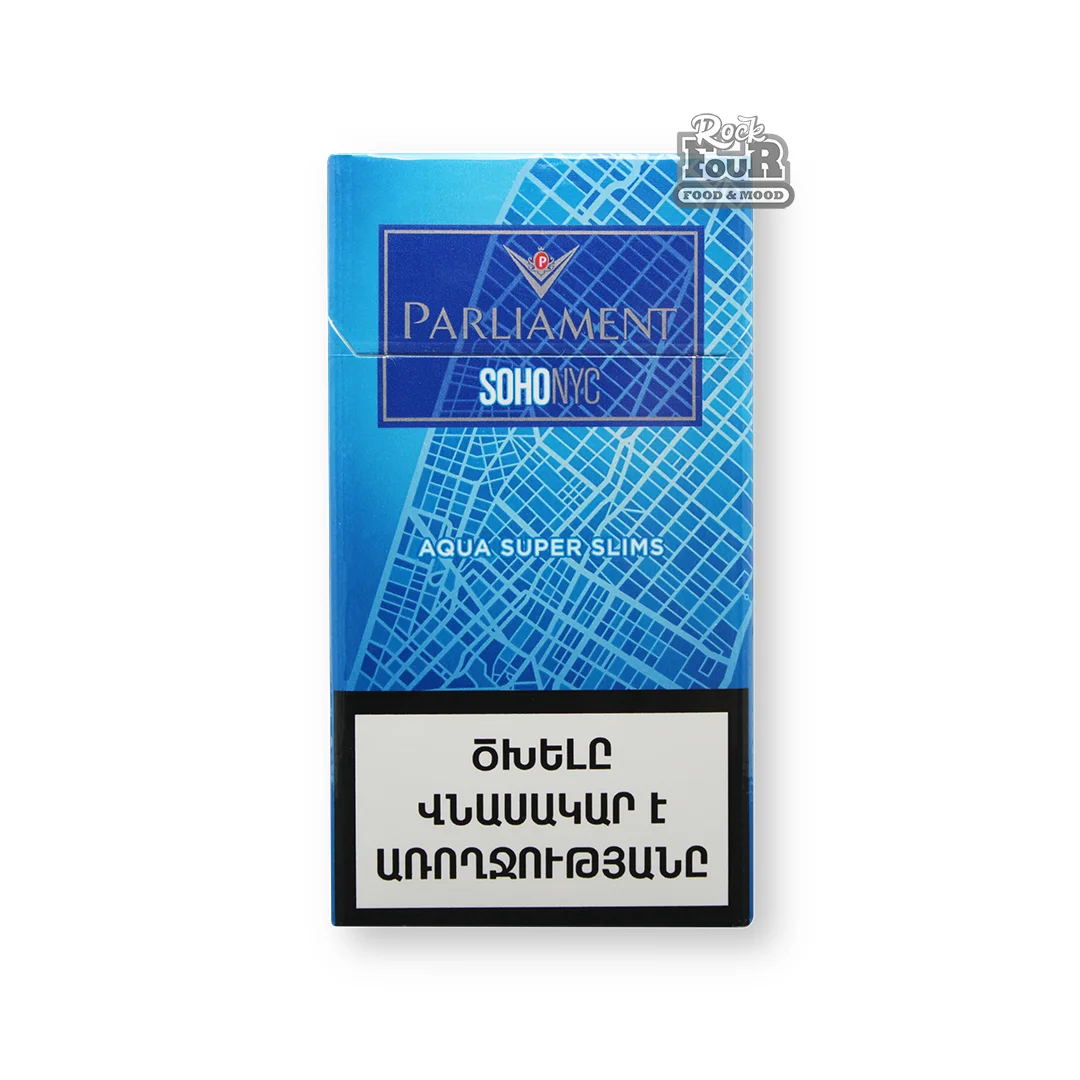 Cigarettes "PARLIAMENT SOHONYC Aqua Super Slims"